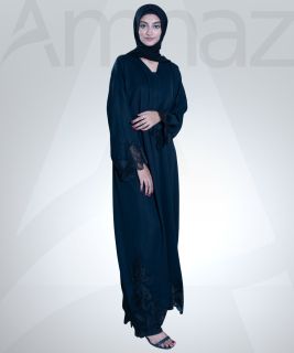 Flower Lace & Cutwork Abaya